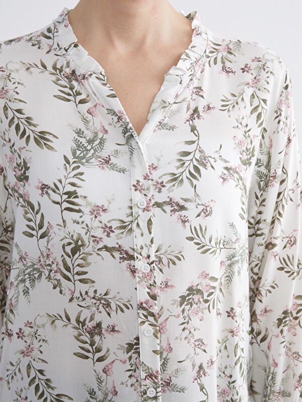 Moudda LC Waikiki - Chemise imprimée manches longues en tissu pour Femme - Tunisie 3