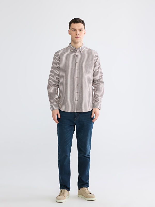Moudda LC Waikiki - Chemise manches longues en tissu pour Homme - Tunisie 2