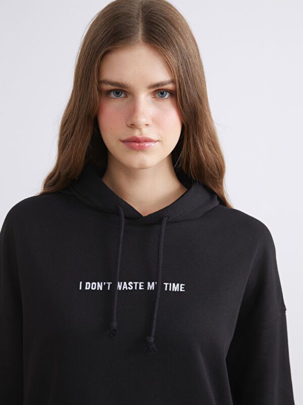 Moudda LC Waikiki - Sweatshirt en jersey Femme Noir - Tunisie 3