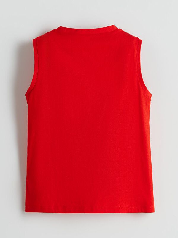 Moudda LC Waikiki - Débardeur licence en jersey pour Garçon couleur Rouge vif - Tunisie 2