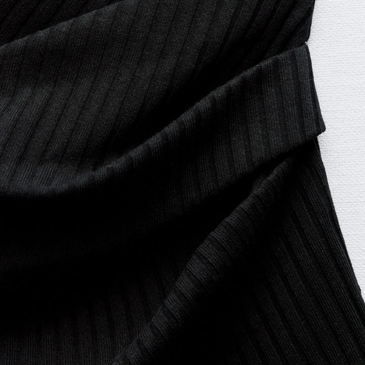 Moudda ZARA - Top Drapé Asymétrique Maille Côtelée - Tunisie 3