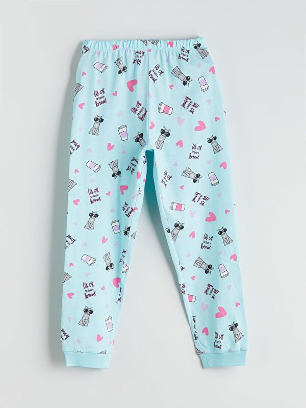 Moudda LC Waikiki - Sous-vêtement jersey pyjama manches longues milieu pour Filles - Tunisie 5