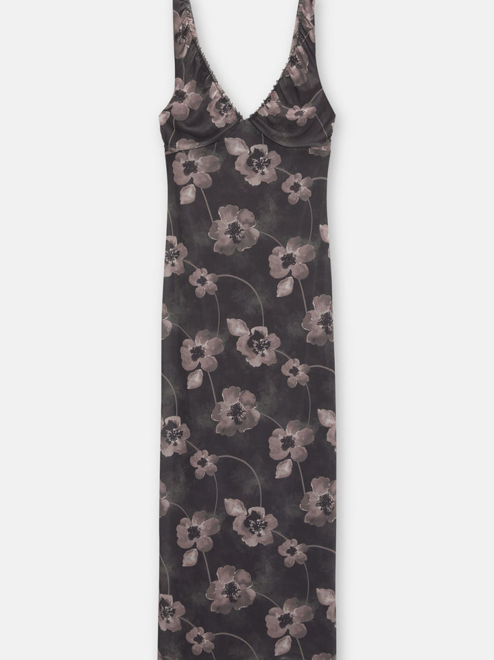 Moudda PULL & BEAR - Robe Midi Fleur Moyenne - Tunisie 1