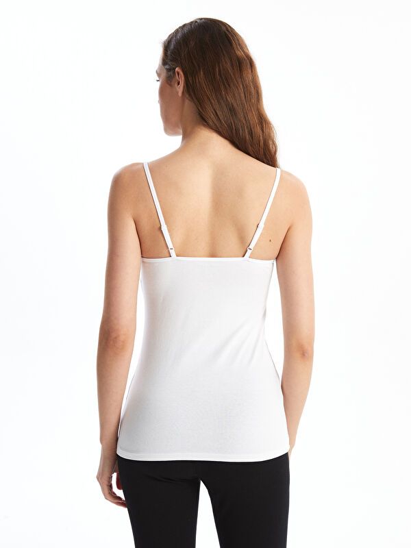 Moudda LC Waikiki - Débardeur base sous-vêtements Femme Blanc optique - Tunisie 4