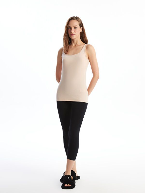 Moudda LC Waikiki - Débardeur base sous-vêtements Femme Rose nude - Tunisie 2