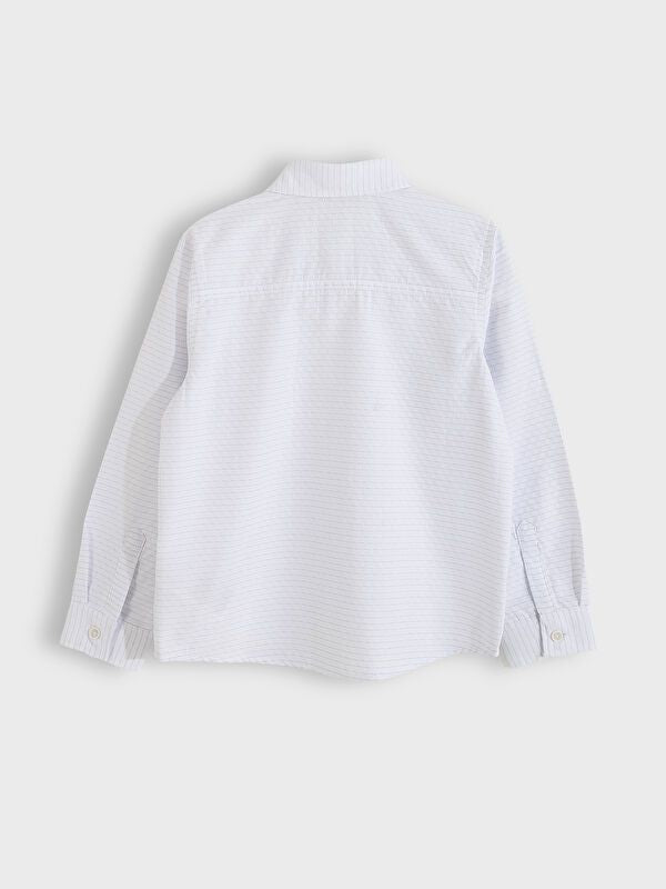 Moudda LC Waikiki - Chemise tissée manches longues Garçon Ecru - Tunisie 2