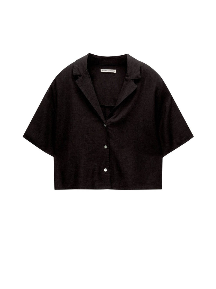 Moudda PULL & BEAR - Chemise Manches Courtes Basique Rustique - Tunisie 4