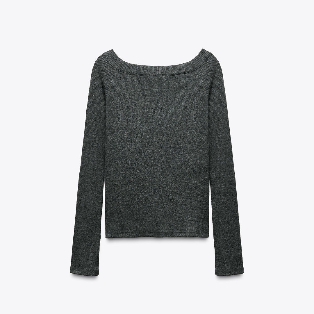 Moudda ZARA - Cardigan Off-Shoulder - Côtes Soft Touch - Tunisie 2