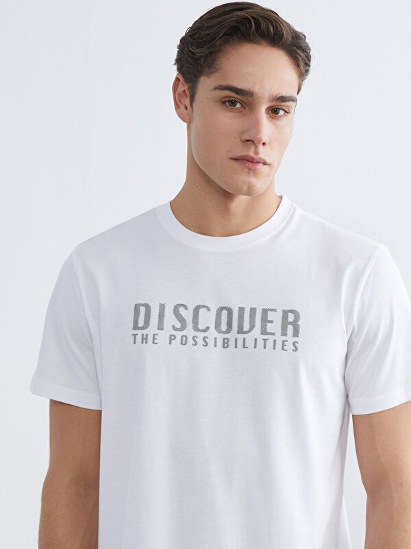 Moudda LC Waikiki - T-shirt imprimé manches courtes en jersey pour Homme - Tunisie 1