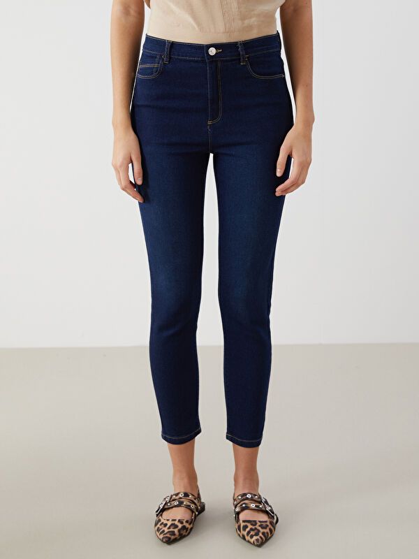 Moudda LC Waikiki - Pantalon en jean tissé cv pour Femmes - Tunisie 2