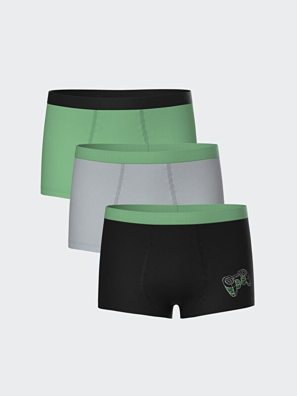 Moudda LC Waikiki - Boxer en jersey pour Garçon couleur Noir - Tunisie 1