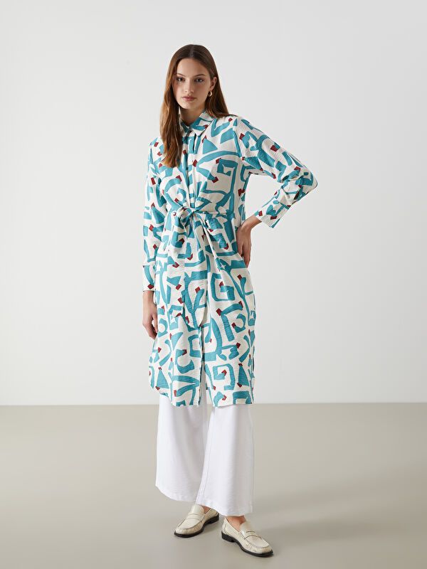 Moudda LC Waikiki - Tunique manches longues en tissu pour Femme - Tunisie 1