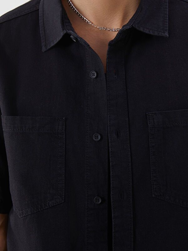 Moudda LC Waikiki - Chemise en jean manches courtes pour Homme - Tunisie 3