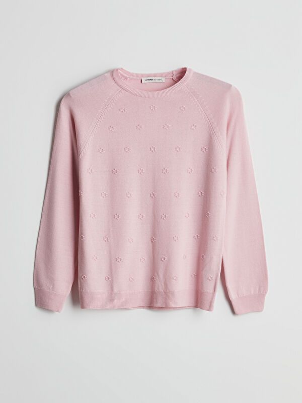 Moudda LC Waikiki - Pull tricot moyen Femme Lilas rose - Tunisie 1