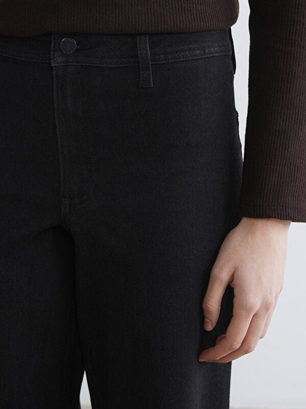 Moudda LC Waikiki - Jean basique en denim pour Femme couleur Rodeo noir - Tunisie 3