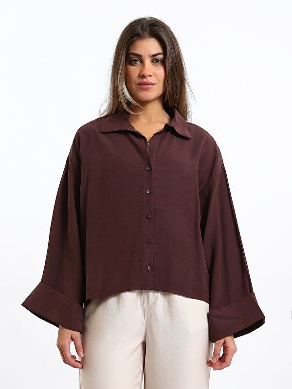 Moudda LC Waikiki - Chemise tissée à manches longues pour Femmes - Tunisie 1