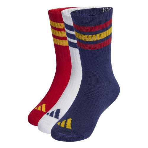 Moudda Adidas - Lot de 3 paires de chaussettes mi-mollet rembourrées 3 bandes Enfants - Tunisie 1