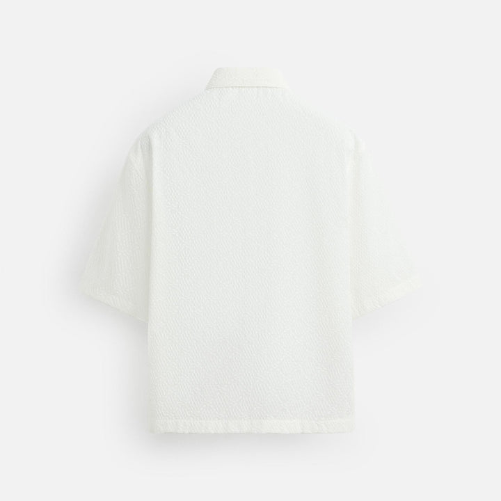Moudda ZARA - Chemise - Broderie Géométrique & Blanche - Tunisie 2
