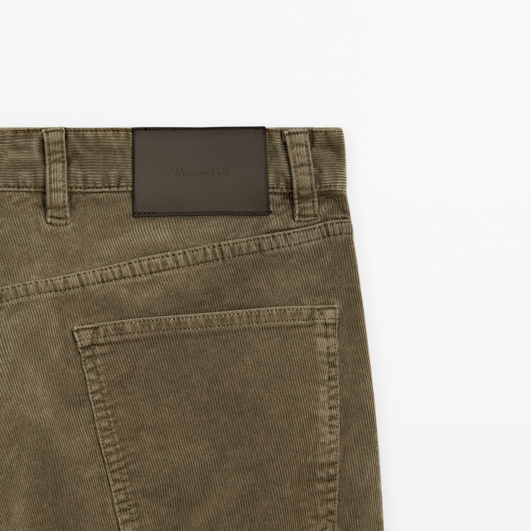 Moudda Massimo Dutti - Pantalon jean velours côtelé fuselé - Tunisie 7