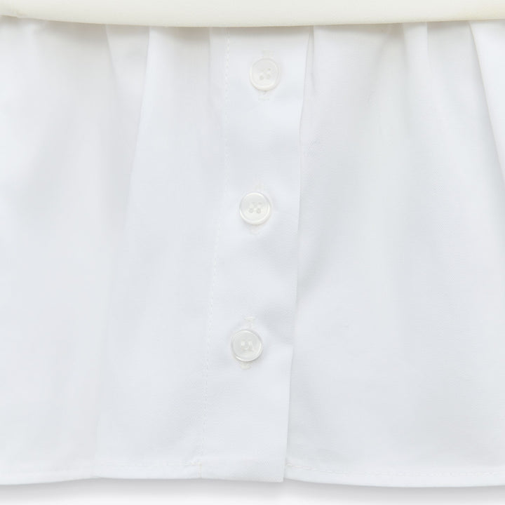 Moudda ZARA - Top Élastique Bretelles - Gabardine & Boutons - Tunisie 3