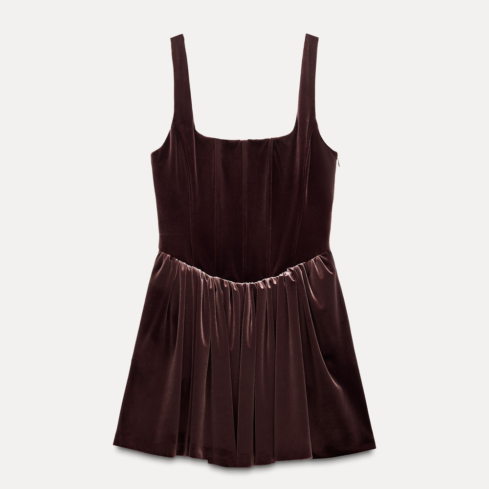 Moudda ZARA - Robe courte corset fines bretelles cape - Tunisie 2