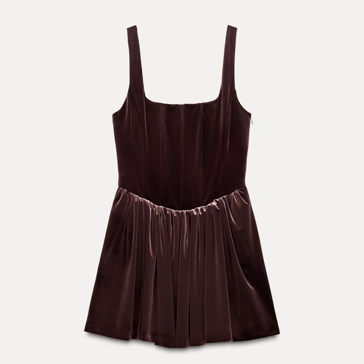 Moudda ZARA - Robe courte corset fines bretelles cape - Tunisie 2