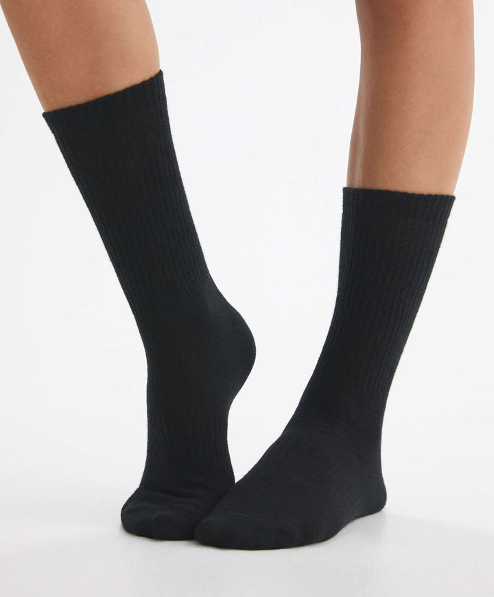 Moudda Oysho - lot de 3 paires de chaussettes de sport classiques en coton mélangé pour femme - Tunisie 4