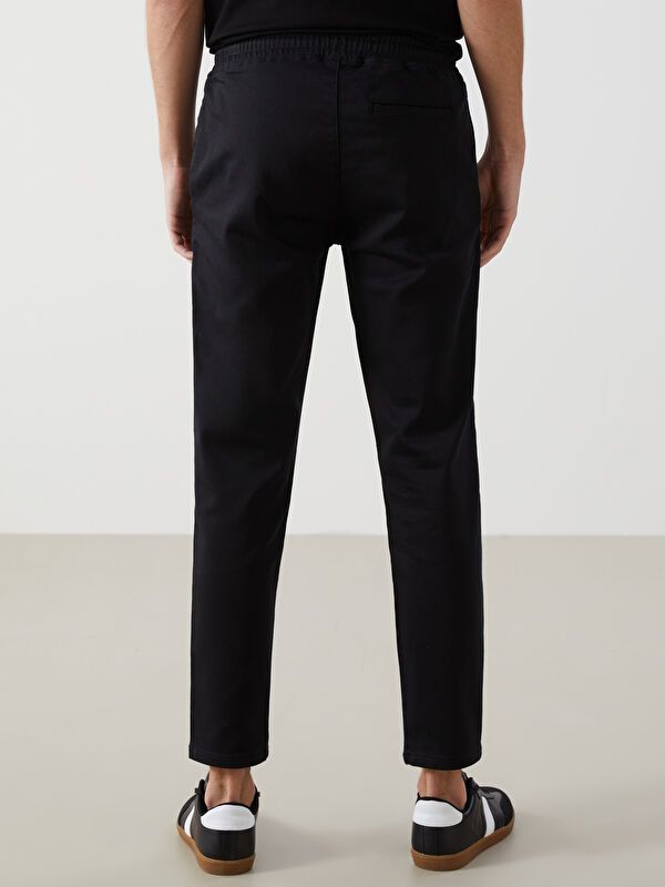 Moudda LC Waikiki - Pantalon mi-saison en tissu couleur Noir pour hommes - Tunisie 4