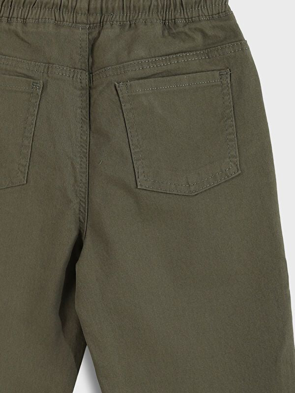 Moudda LC Waikiki - Pantalon tissé épais basique Garçon Kaki - Tunisie 3