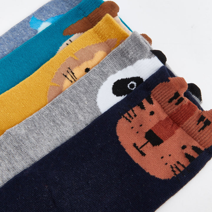 Moudda LC Waikiki - Chaussettes courtes Garçon Fil mélangé teint - Tunisie 3