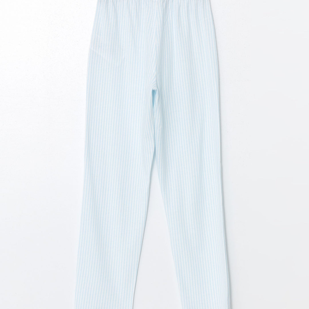 Moudda LC Waikiki - Pyjama en jersey manches longues moyen Fille Imprimé en blanc - Tunisie 4