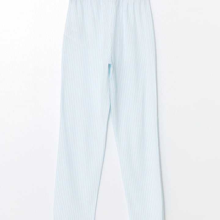 Moudda LC Waikiki - Pyjama en jersey manches longues moyen Fille Imprimé en blanc - Tunisie 4