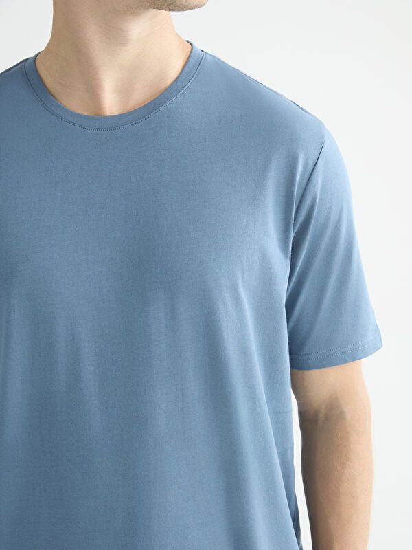 Moudda LC Waikiki - T-shirt basique col rond manches courtes en jersey pour Homme - Tunisie 3