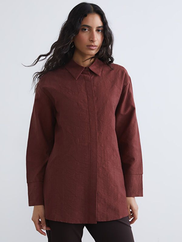 Moudda LC Waikiki - Tunique manches longues en tissu pour Femme - Tunisie 1