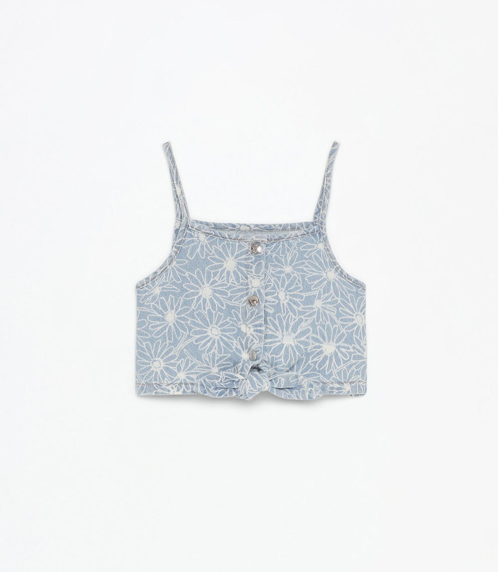 Moudda Lefties - Top Denim Imprimé - Fille D5 - Tunisie 2
