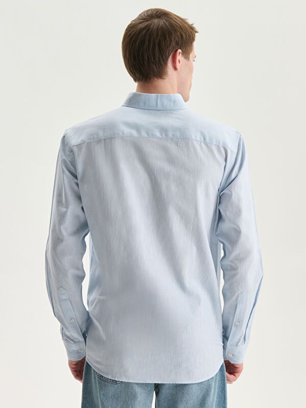 Moudda LC Waikiki - Chemise tissée à manches longues pour Hommes - Tunisie 4