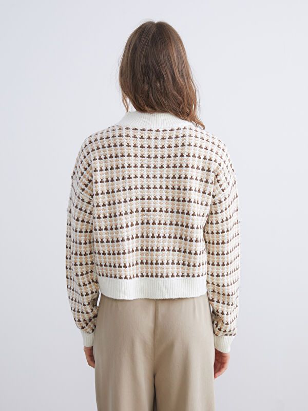 Moudda LC Waikiki - Pull en tricot Femme Chameau - Tunisie 4