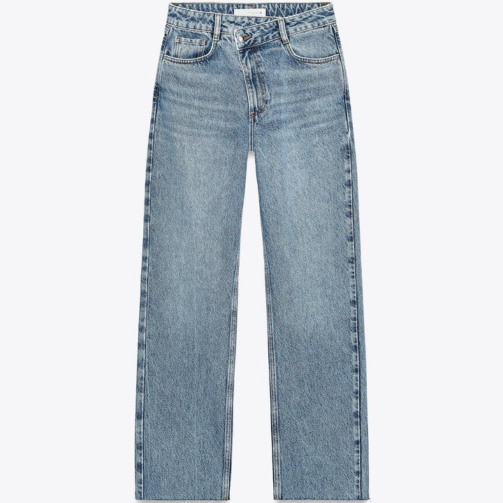 Moudda ZARA - Denim - Taille Haute & Ceinture Croisée - Tunisie 1