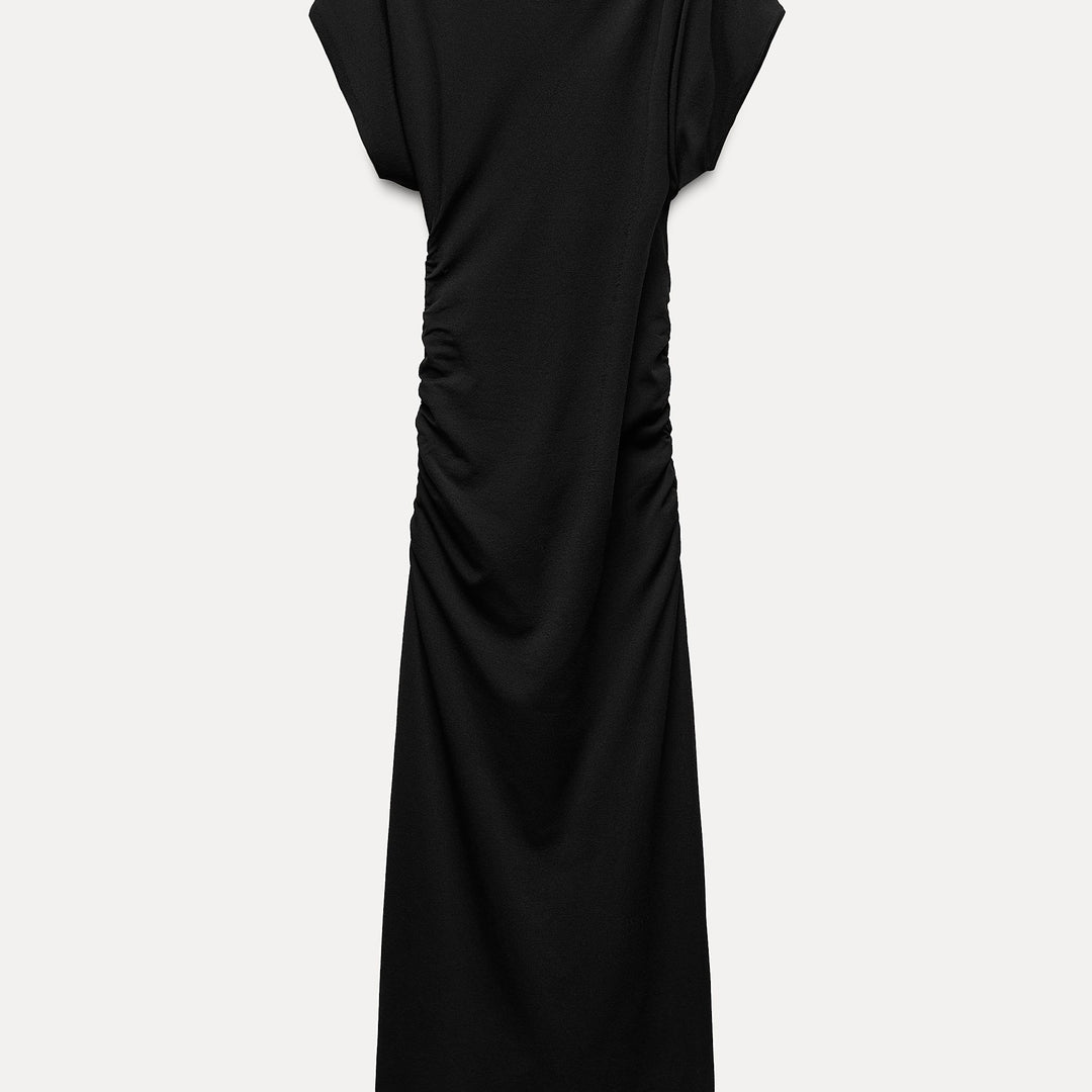 Moudda ZARA - Robe longue ajustée détail drapé taille - Tunisie 2