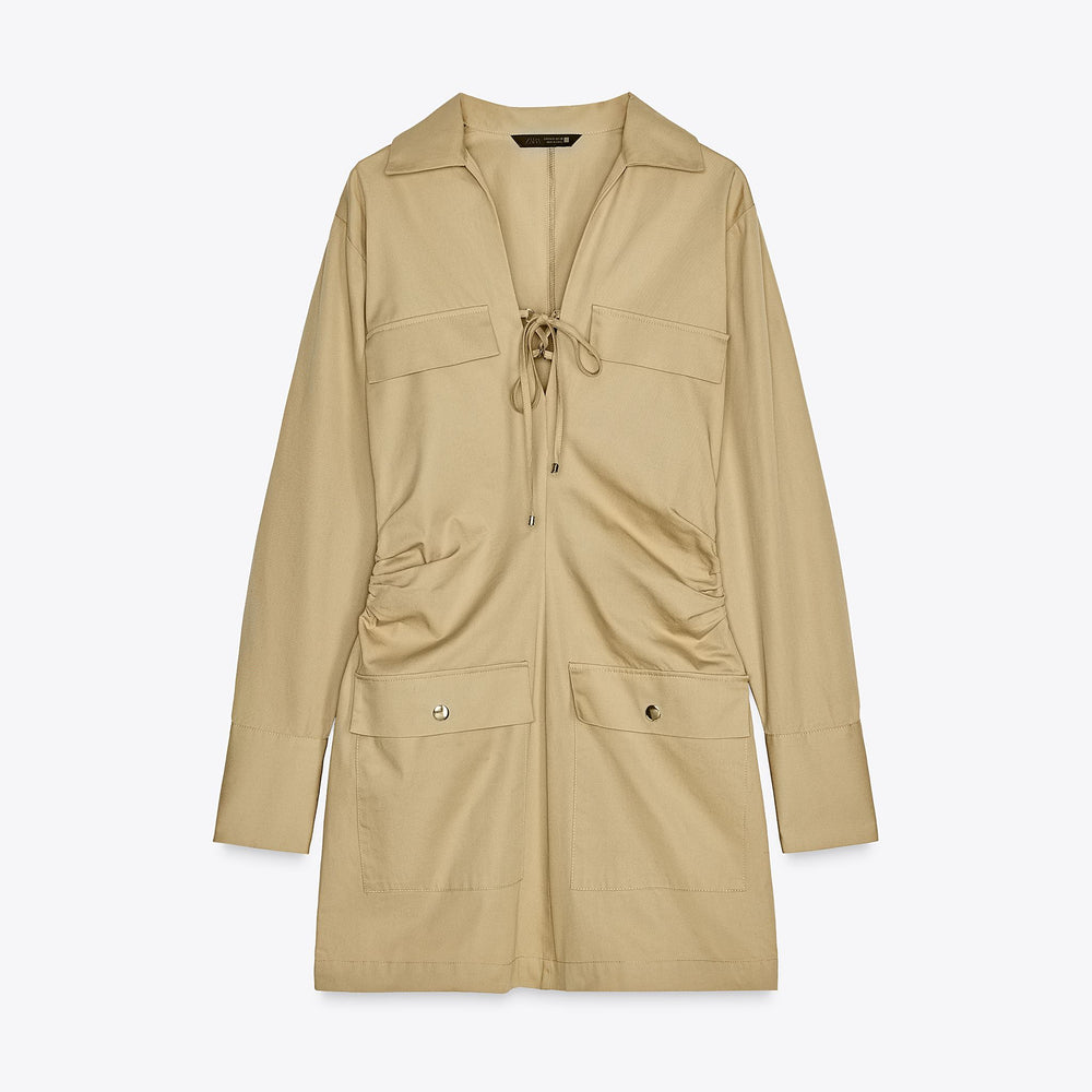 Moudda ZARA - Robe Mini Coton - Utility - Tunisie 2