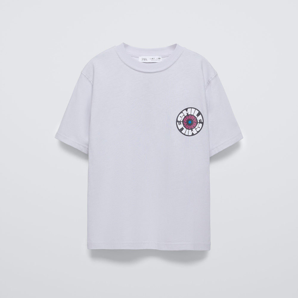 Moudda ZARA - T-shirt manches courtes imprimé cercle (bloquer Chine) - Tunisie 2