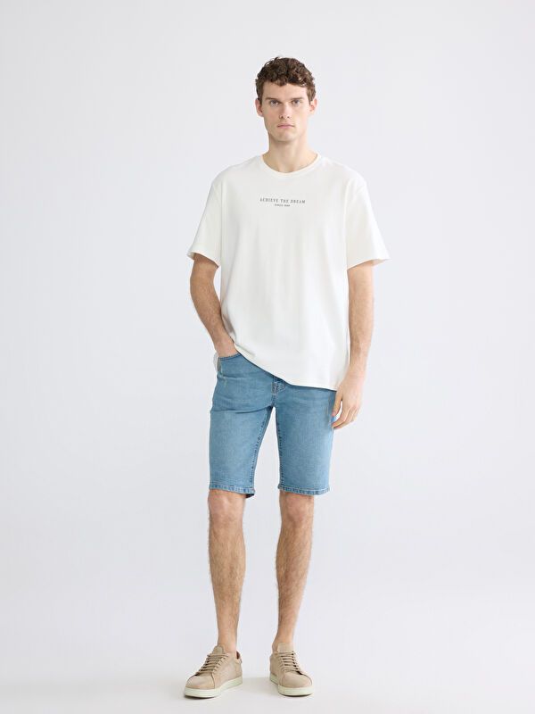 Moudda LC Waikiki - T-shirt imprimé manches courtes en jersey pour Homme - Tunisie 2