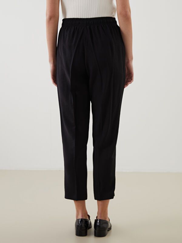 Moudda LC Waikiki - Pantalon tissé fin Femme Noir - Tunisie 4