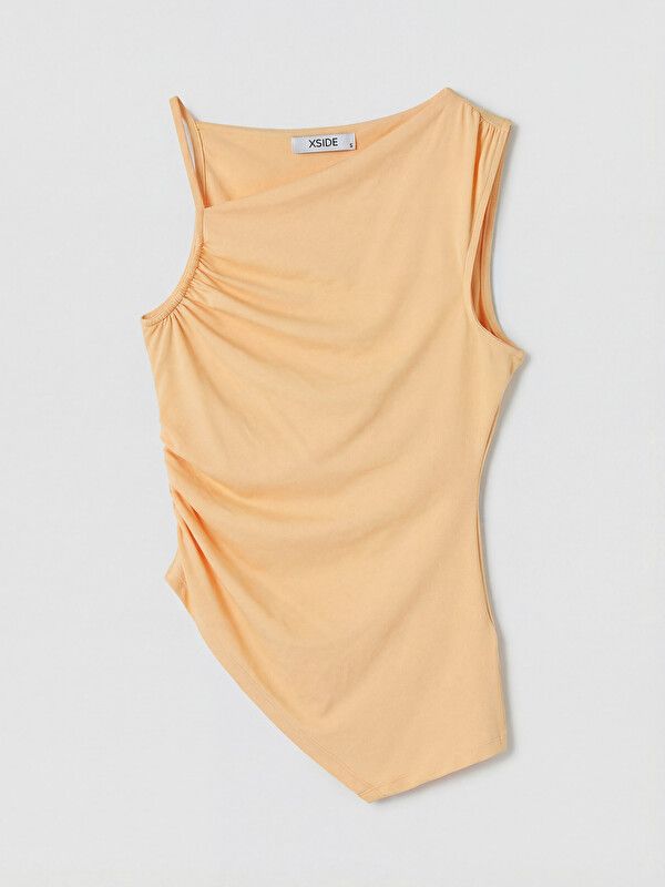 Moudda LC Waikiki - Sans manches en jersey pour Femme couleur Orange clair - Tunisie 1