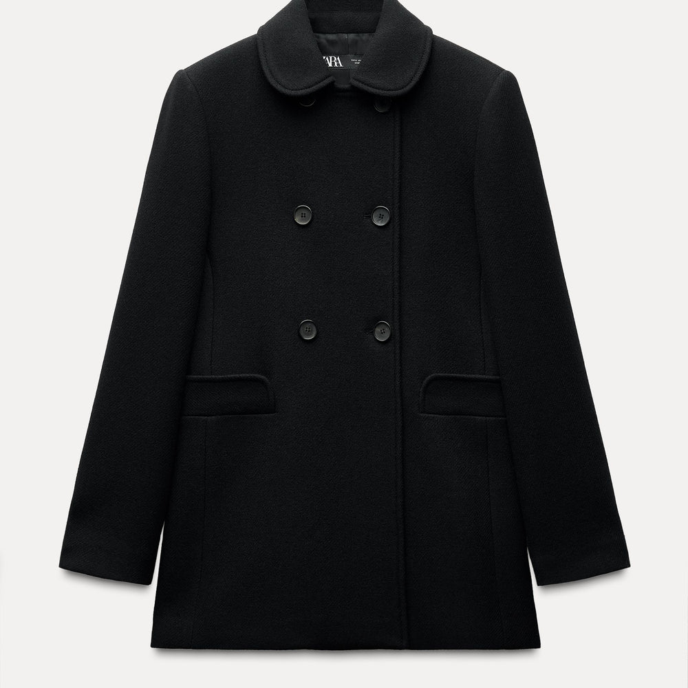 Moudda ZARA - Manteau double boutonnage col chemise - Tunisie 2