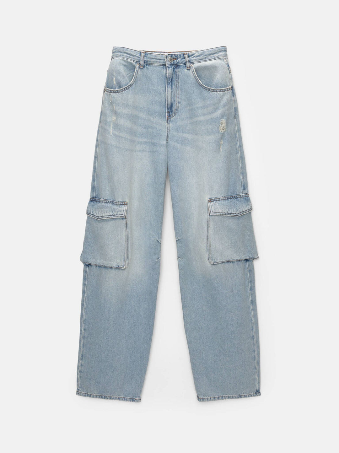 Moudda PULL & BEAR - Pantalon Denim Cargo Ballon - Tunisie 1