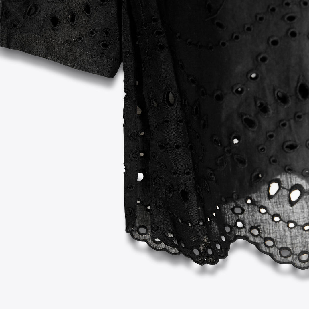 Moudda ZARA - Blouse Brodée - Col Riz - Tunisie 3