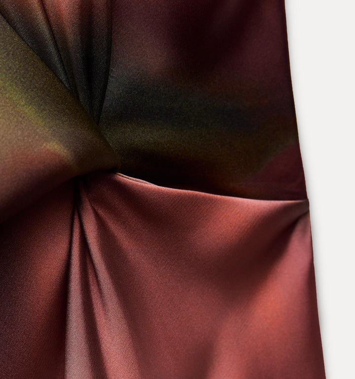 Moudda ZARA - Robe Midi Satin - Imprimé Diffusé - Tunisie 2