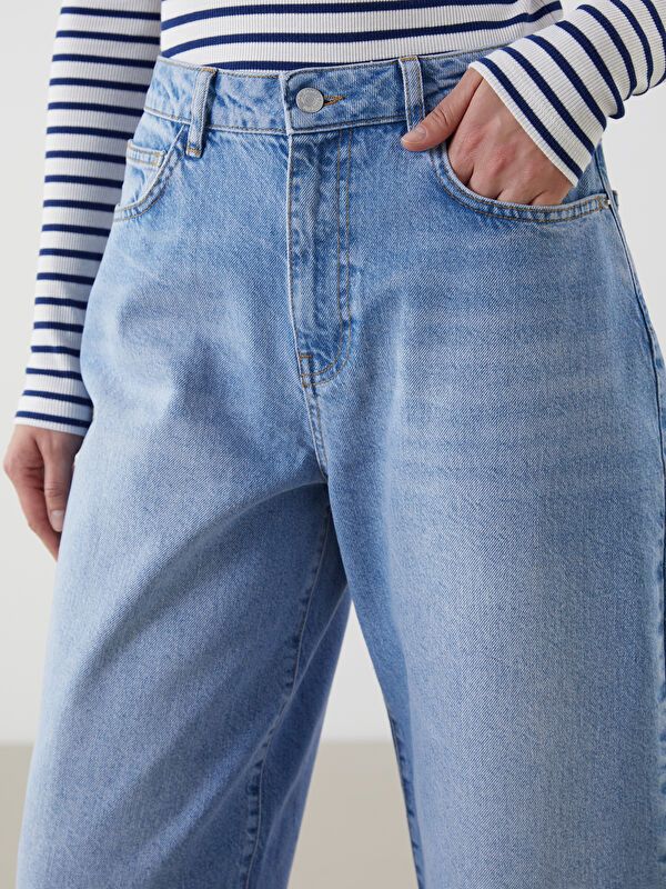 Moudda LC Waikiki - pantalon tissé en jean pour Femmes - Tunisie 3