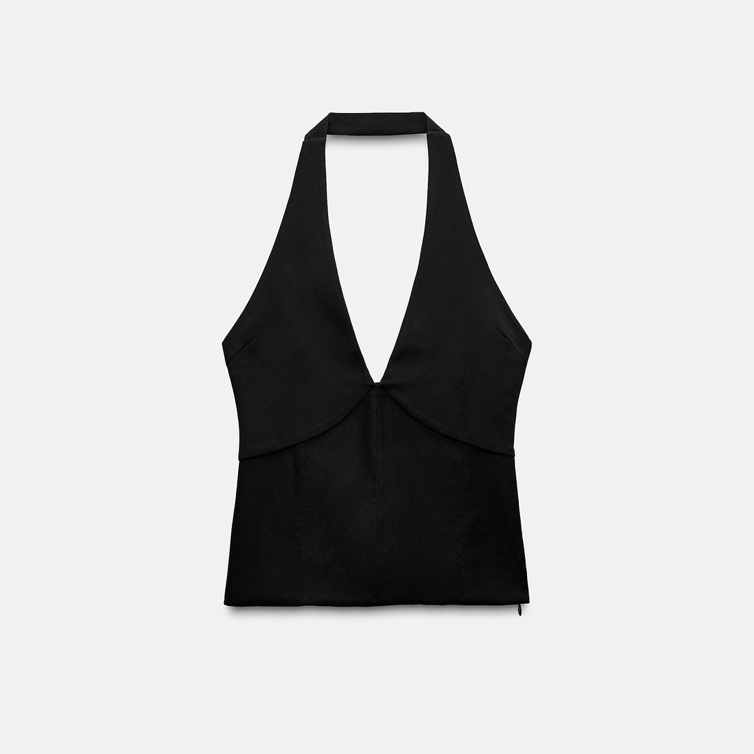 Moudda ZARA - Top Dos Nu Froncé à la Taille Stretch - Tunisie 1